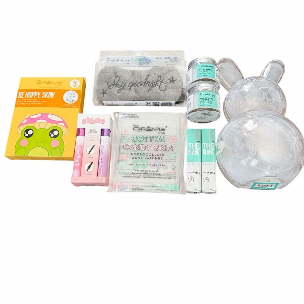 The Crème Shop & Misc. Easter Basket Filler Bundle‎ Skincare and Beauty Set.